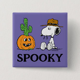 Peanuts Spike's Desert Halloween 15 Cm Square Badge