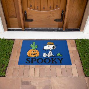 Peanuts Spike's Desert Halloween Doormat