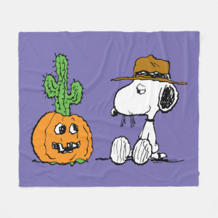 Peanuts   Spike's Desert Halloween Fleece Blanket