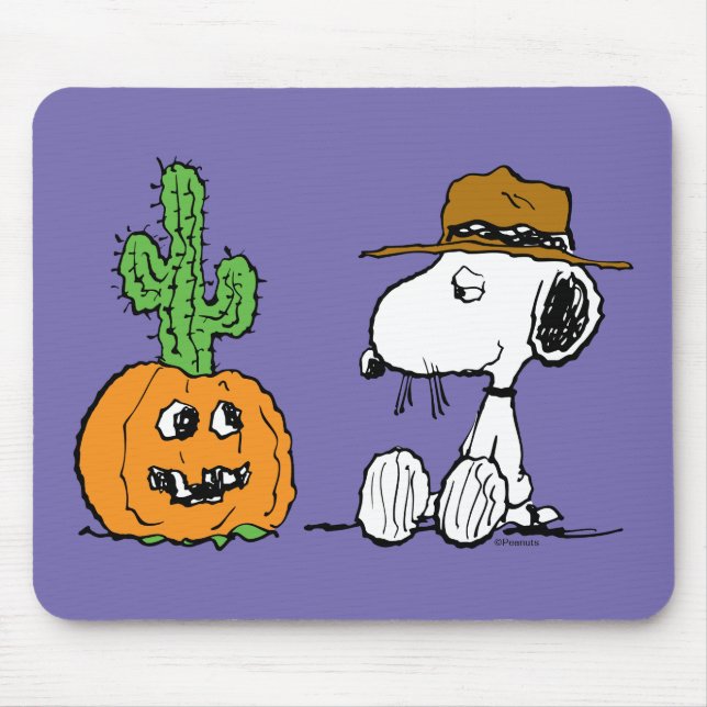 Peanuts | Spike's Desert Halloween Mouse Mat (Front)
