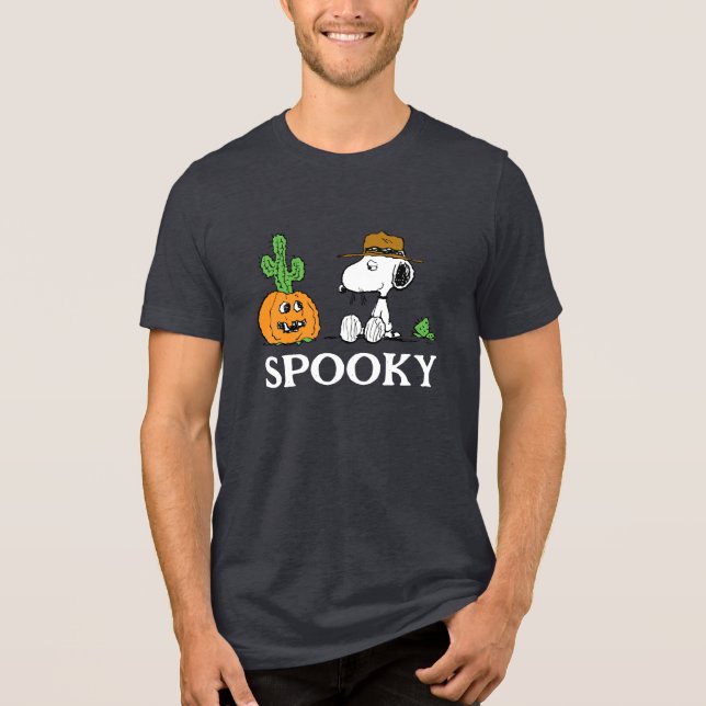 Peanuts | Spike's Desert Halloween Tri-Blend Shirt (Front)