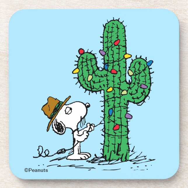 Peanuts | Spike's Holiday Cactus Coaster (Front)