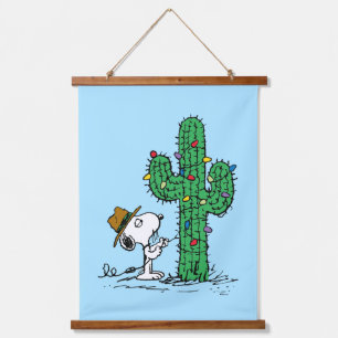 Peanuts   Spike's Holiday Cactus Hanging Tapestry