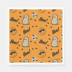Peanuts Spooky Crew Halloween Pattern Napkin