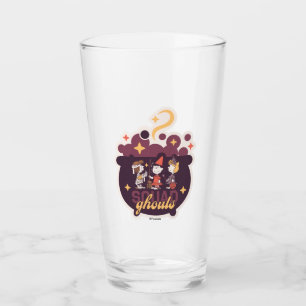 Peanuts Squad Ghouls Cauldron Halloween Glass