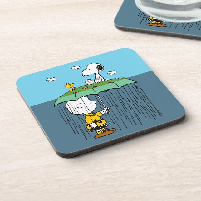 Peanuts | Sunny Day Rainy Day Half & Half Coaster (Left Side)