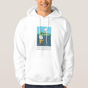 Peanuts   Sunny Day Rainy Day Half & Half Hoodie