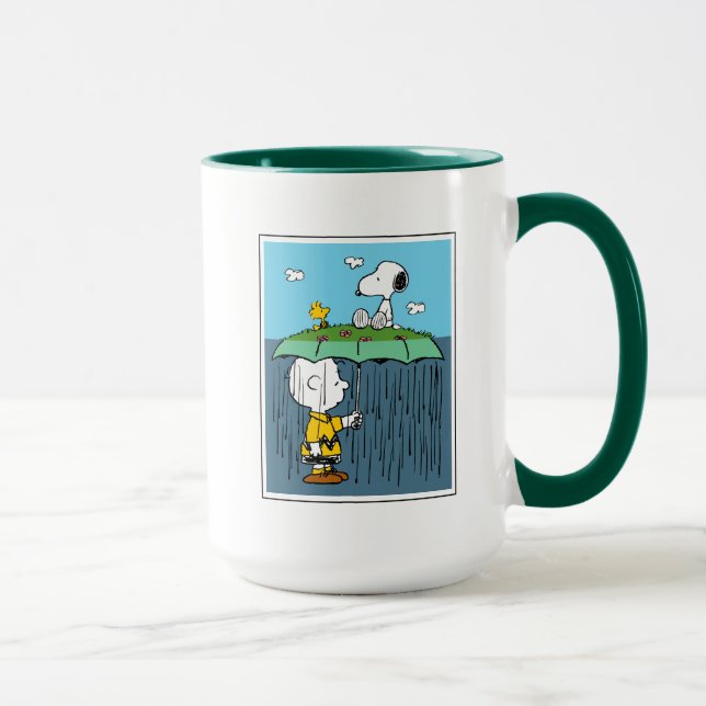 Peanuts | Sunny Day Rainy Day Half & Half Mug (Right)