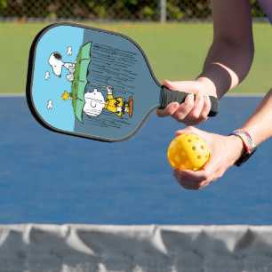 Peanuts   Sunny Day Rainy Day Half & Half Pickleball Paddle
