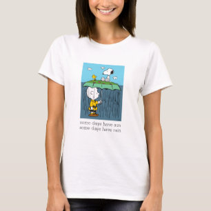 Peanuts   Sunny Day Rainy Day Half & Half T-Shirt