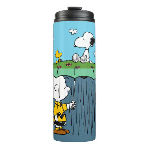 Peanuts Sunny Day Rainy Day Half & Half Thermal Tumbler