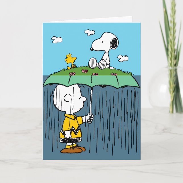 Peanuts | Sunny & Rainy Days  | Add Your Photo Card (Front)
