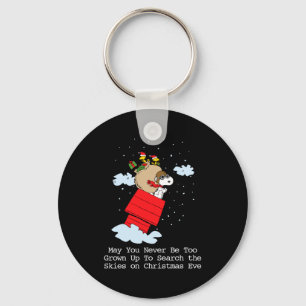Peanuts The Flying Ace At Christmas Key Ring