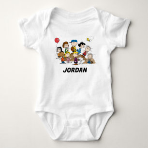 Peanuts   The Gang   Add Your Name Baby Bodysuit