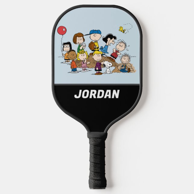 Peanuts | The Gang | Add Your Name Pickleball Paddle (Front)