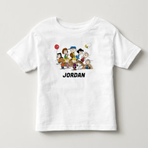Peanuts   The Gang   Add Your Name Toddler T-Shirt