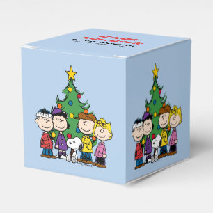 Peanuts The Gang Around the Christmas Tree Favour Box