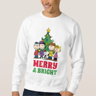 Peanuts The Gang Around the Christmas Tree Sweatshirt
