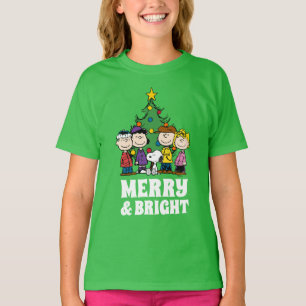 Peanuts   The Gang Around the Christmas Tree T-Shirt