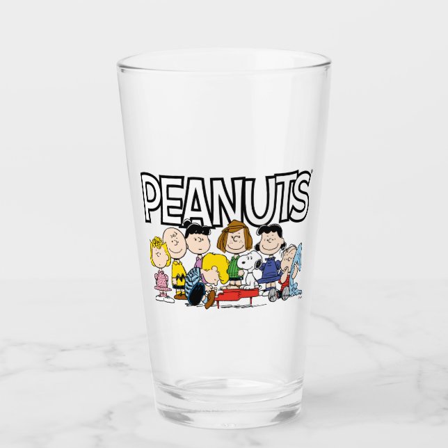 Peanuts | The Gang Around the Piano Glass (Front)