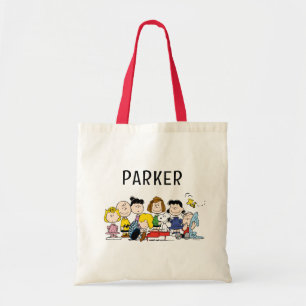 Peanuts The Gang Around the Piano Tote Bag