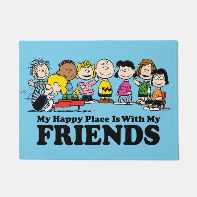 Peanuts | The Gang at the Piano Doormat (Front)