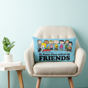 Peanuts   The Gang at the Piano Lumbar Cushion