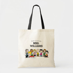 Peanuts The Gang at the Piano Tote Bag