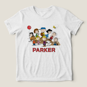 Peanuts   The Gang at the Pitcher's Mound Tri-Blend Shirt