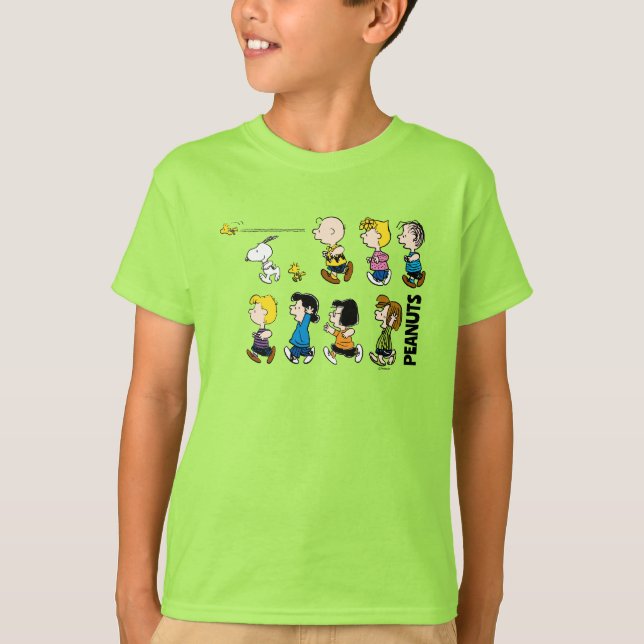 Peanuts | The Gang Moving Forward T-Shirt (Front)