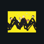 Peanuts | The Gang on the Zig Zag Canvas Print<br><div class="desc">Check out this fun Peanuts design featuring the Peanuts Gang.</div>