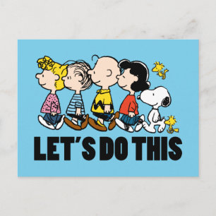 Peanuts   The Gang Postcard
