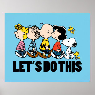 Peanuts The Gang Poster