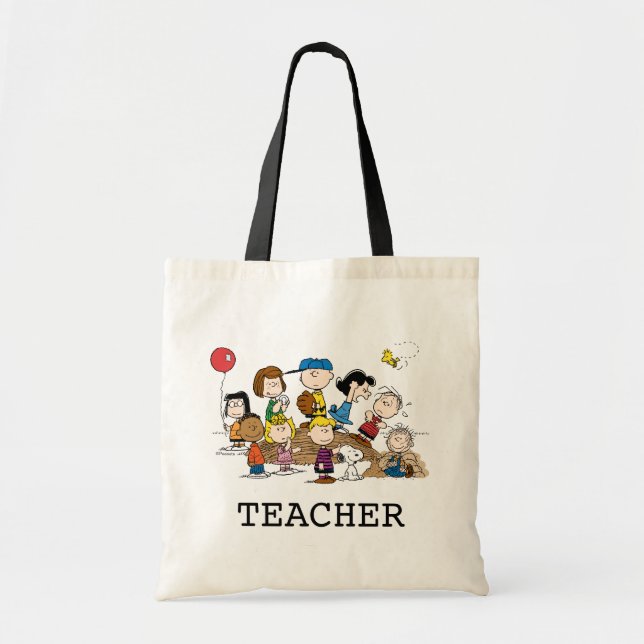 Peanuts | The Gang Teacher Tote Bag (Front)