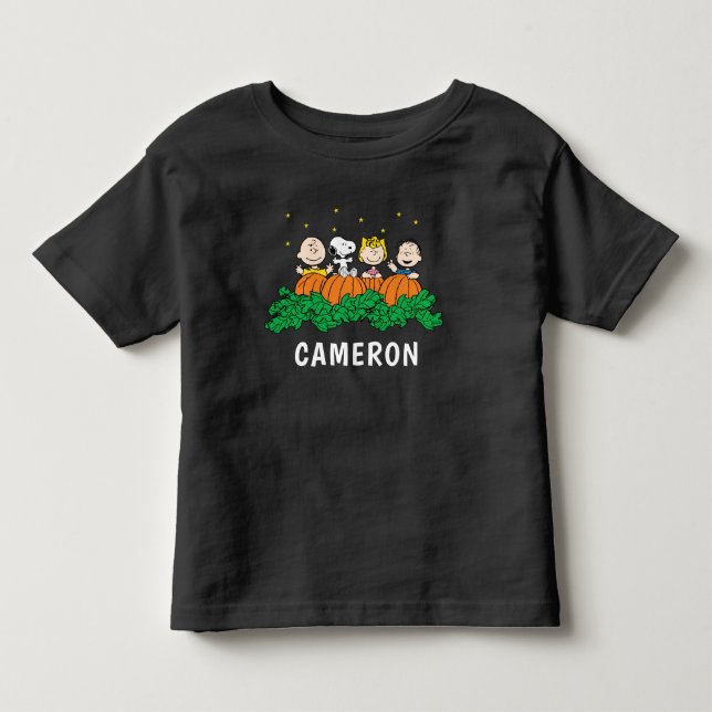 Peanuts | The Great Pumpkin Patch Toddler T-Shirt (Front)