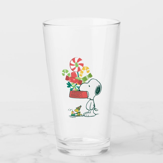 Peanuts | The More The Merrier Glass (Front)