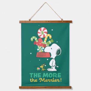 Peanuts The More The Merrier Hanging Tapestry