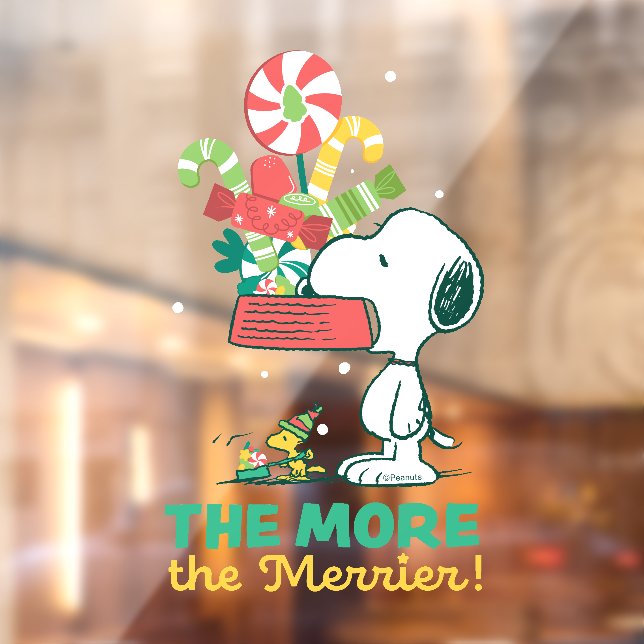 Peanuts | The More The Merrier Window Cling (Sheet 2)