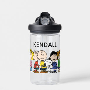 Peanuts   The Peanuts Gang   Add Your Name Water Bottle