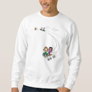 Peanuts The Peanuts Gang Sled Riding Sweatshirt