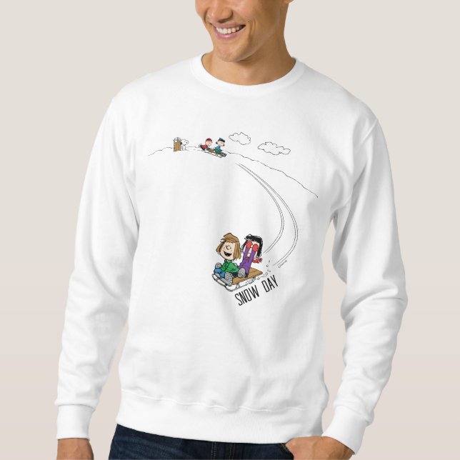 Peanuts | The Peanuts Gang Sled Riding Sweatshirt (Front)