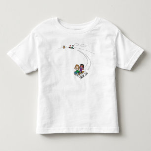 Peanuts   The Peanuts Gang Sled Riding Toddler T-Shirt
