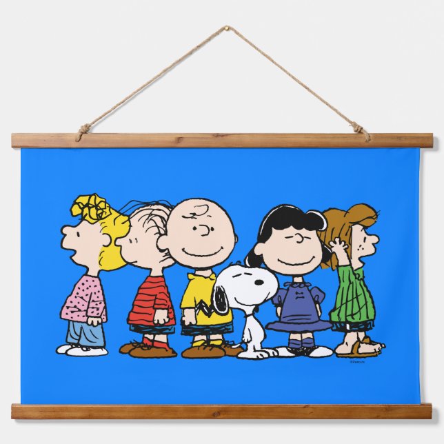 Peanuts | The Peanuts Gang Together Hanging Tapestry (Front)