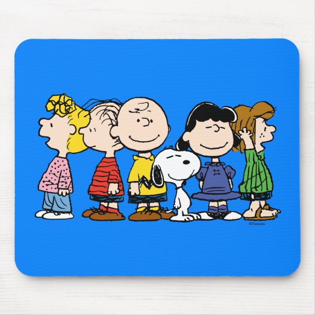 Peanuts | The Peanuts Gang Together Mouse Mat (Front)