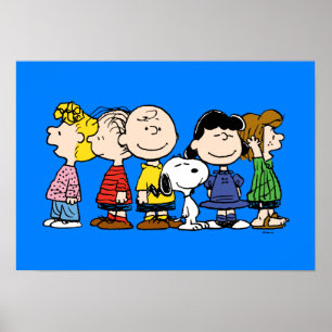 Peanuts The Peanuts Gang Together Poster