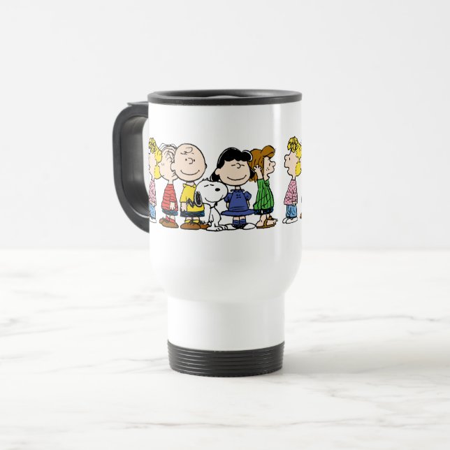 Peanuts | The Peanuts Gang Together Travel Mug (Front Left)