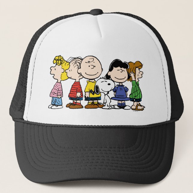 Peanuts | The Peanuts Gang Together Trucker Hat (Front)