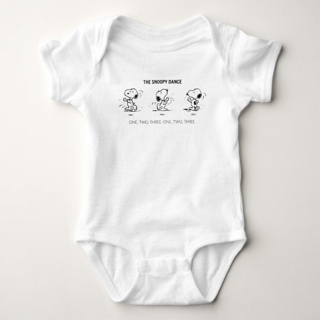 Peanuts | The Snoopy Dance Baby Bodysuit (Front)