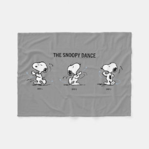 Peanuts   The Snoopy Dance Fleece Blanket