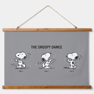 Peanuts The Snoopy Dance Hanging Tapestry